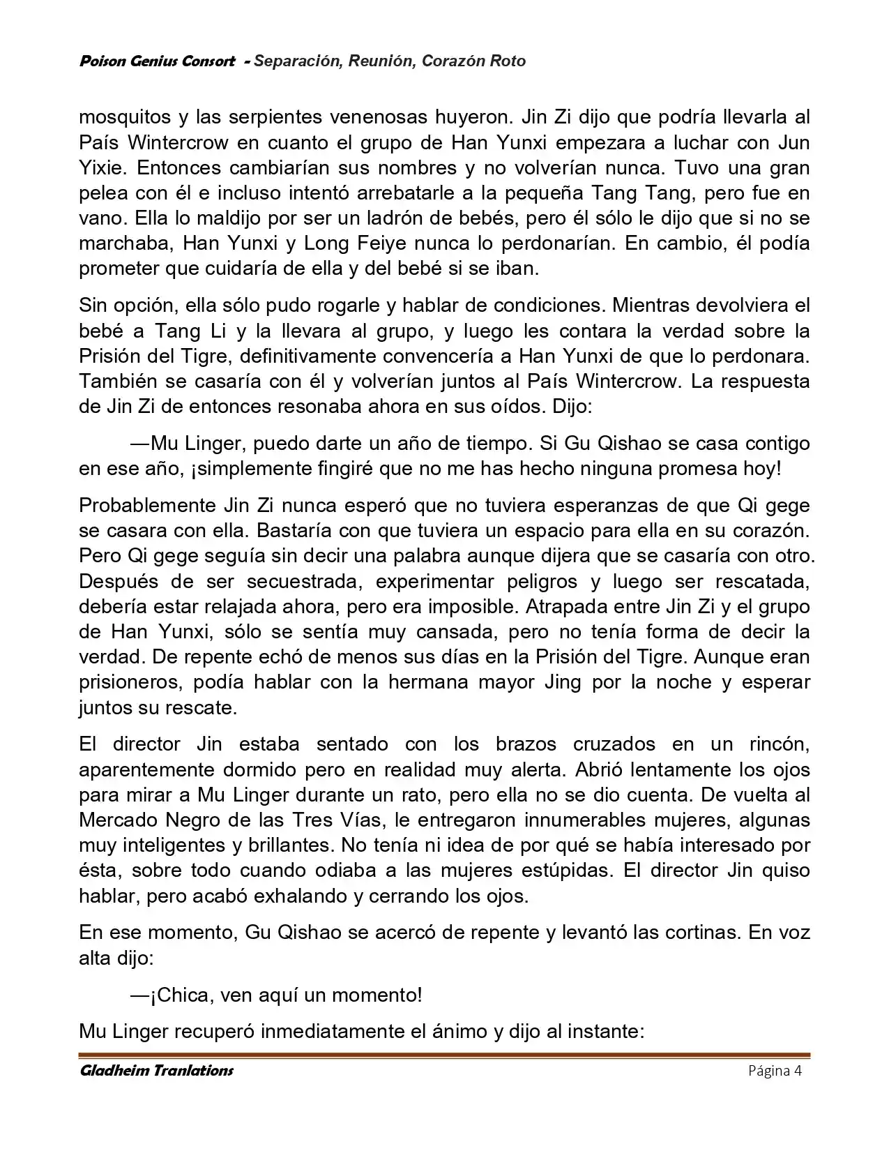 Poison Genious Consort (Novela) - Capítulo 423 - Página 4 - LectorTMOo