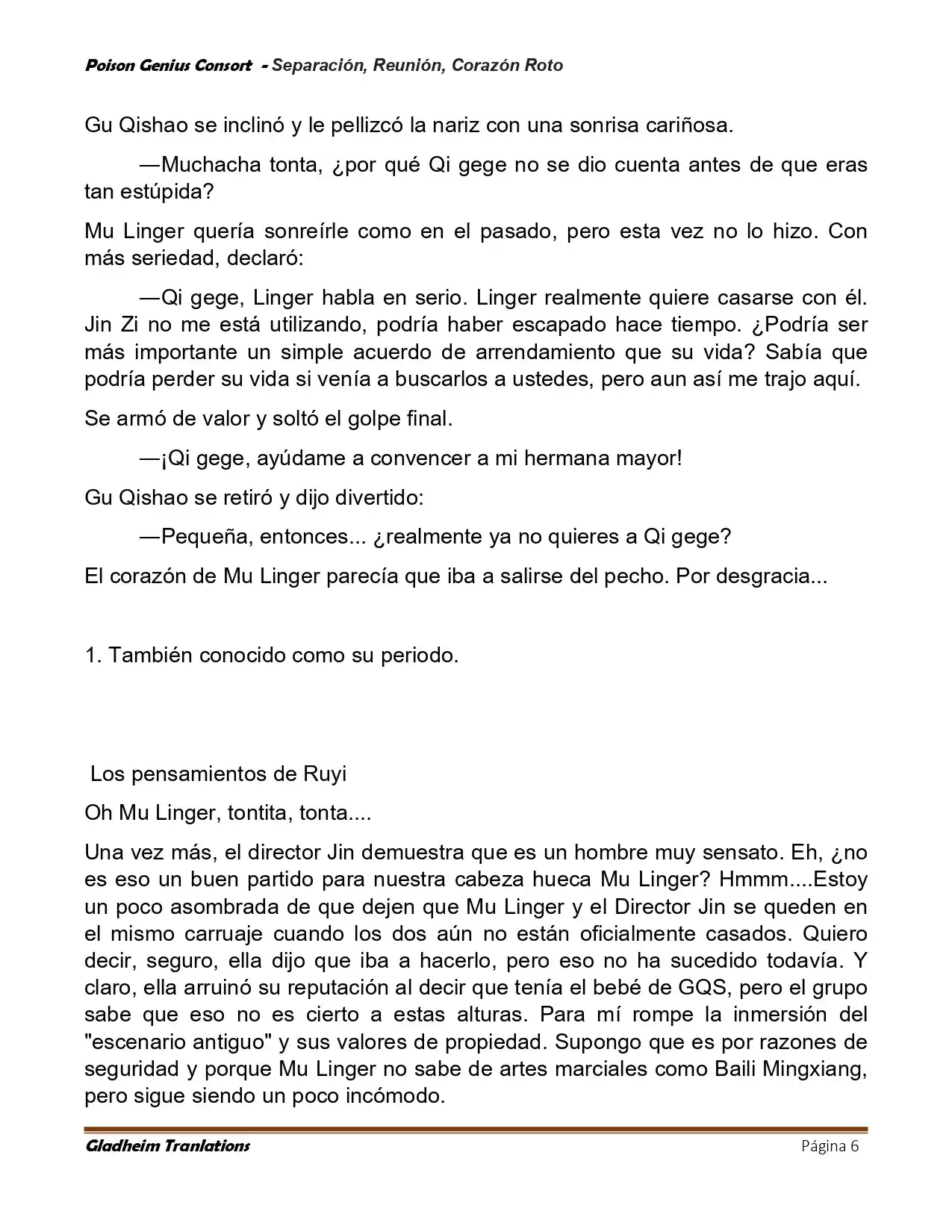Poison Genious Consort (Novela) - Capítulo 423 - Página 6 - LectorTMOo