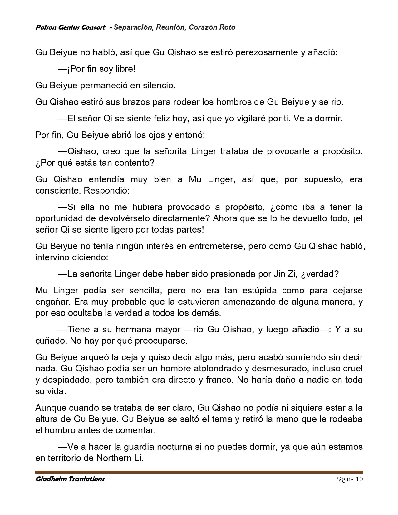 Poison Genious Consort (Novela) - Capítulo 423 - Página 10 - LectorTMOo
