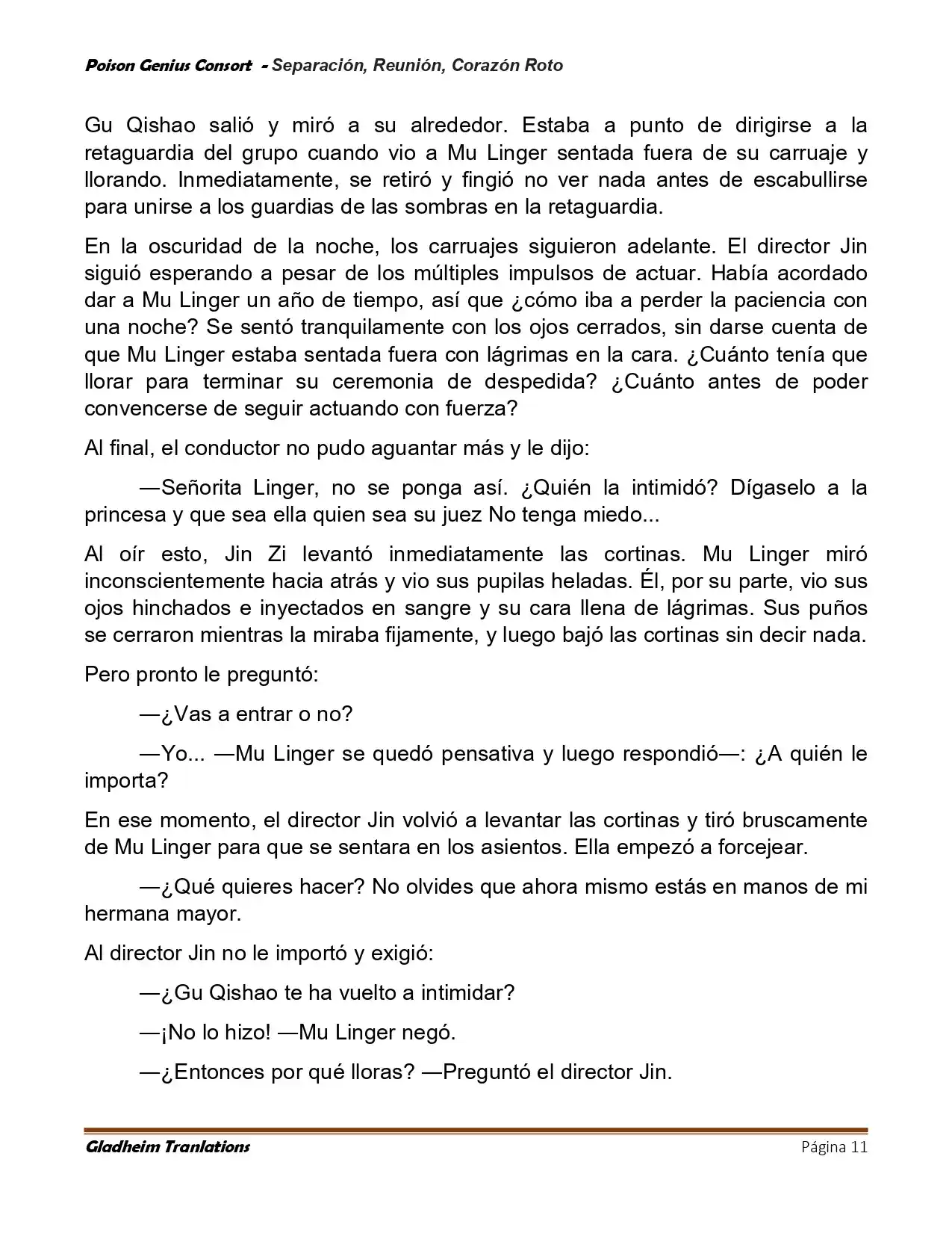 Poison Genious Consort (Novela) - Capítulo 423 - Página 11 - LectorTMOo