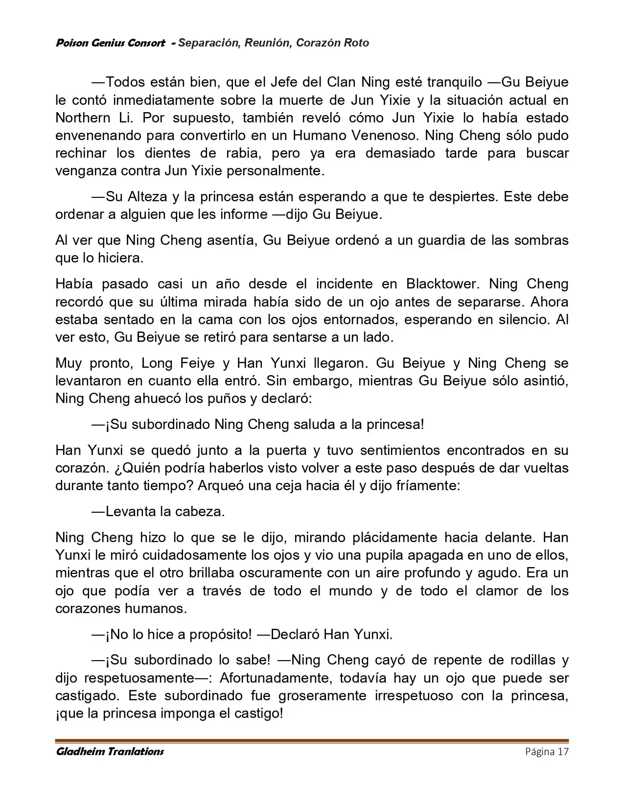Poison Genious Consort (Novela) - Capítulo 423 - Página 17 - LectorTMOo