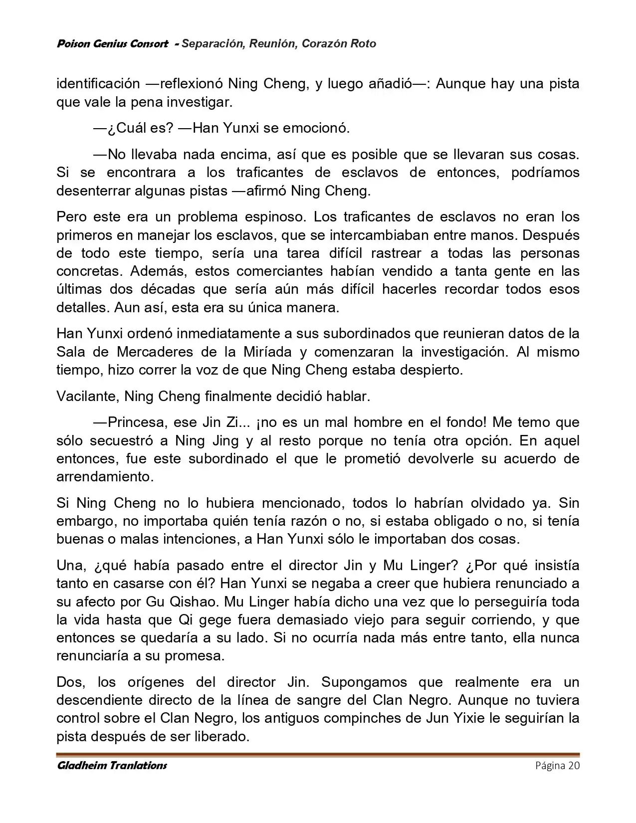 Poison Genious Consort (Novela) - Capítulo 423 - Página 20 - LectorTMOo