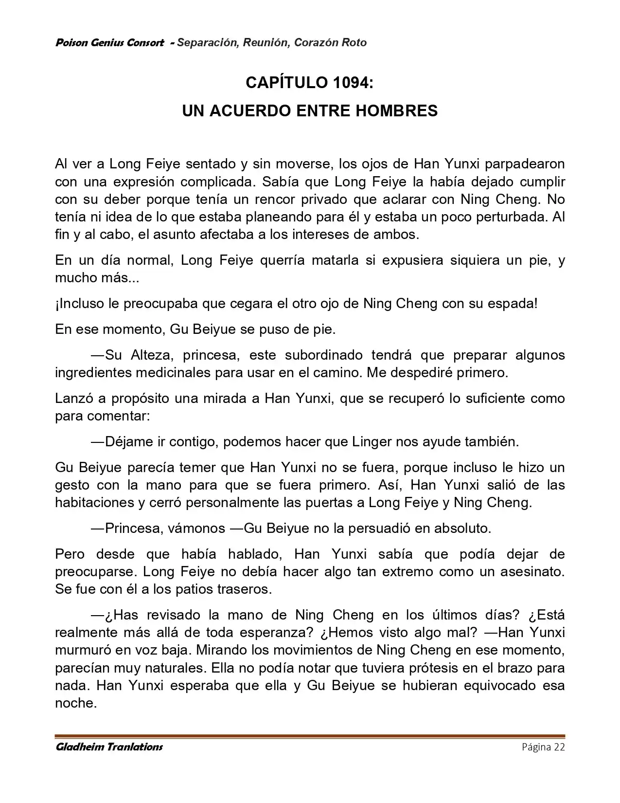 Poison Genious Consort (Novela) - Capítulo 423 - Página 22 - LectorTMOo