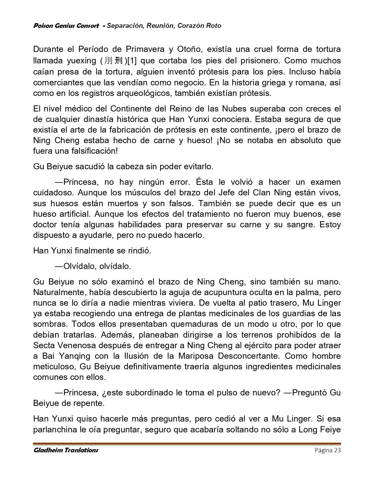 Poison Genious Consort (Novela) - Capítulo 423 - Página 23 - LectorTMOo
