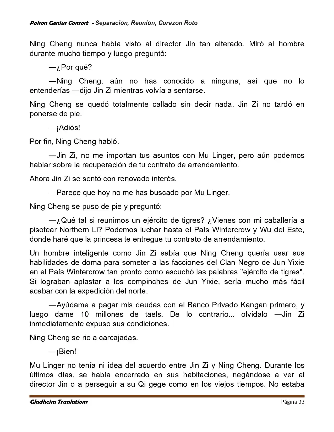 Poison Genious Consort (Novela) - Capítulo 423 - Página 33 - LectorTMOo
