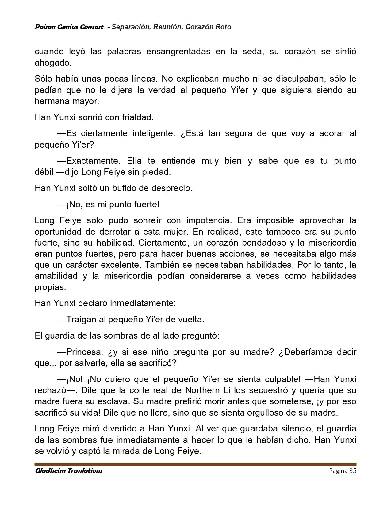 Poison Genious Consort (Novela) - Capítulo 423 - Página 35 - LectorTMOo