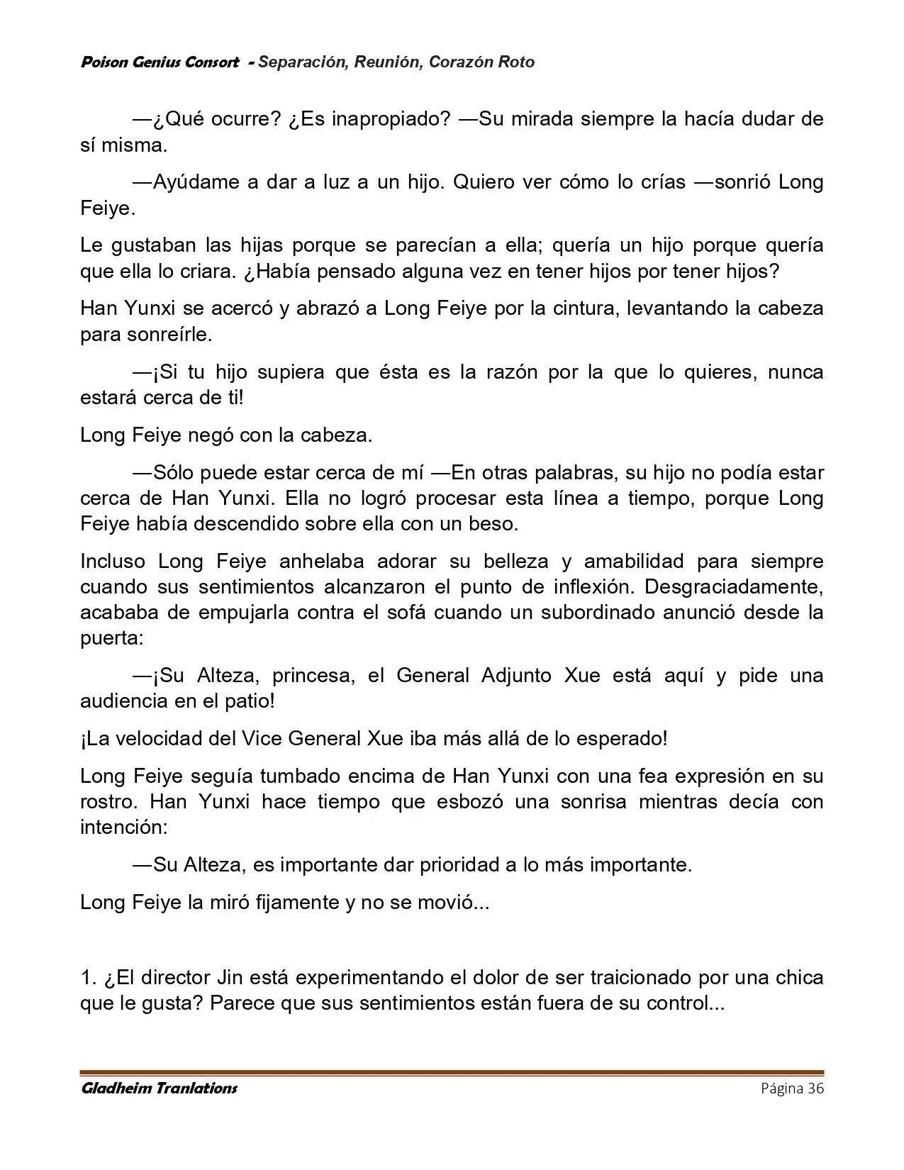 Poison Genious Consort (Novela) - Capítulo 423 - Página 36 - LectorTMOo