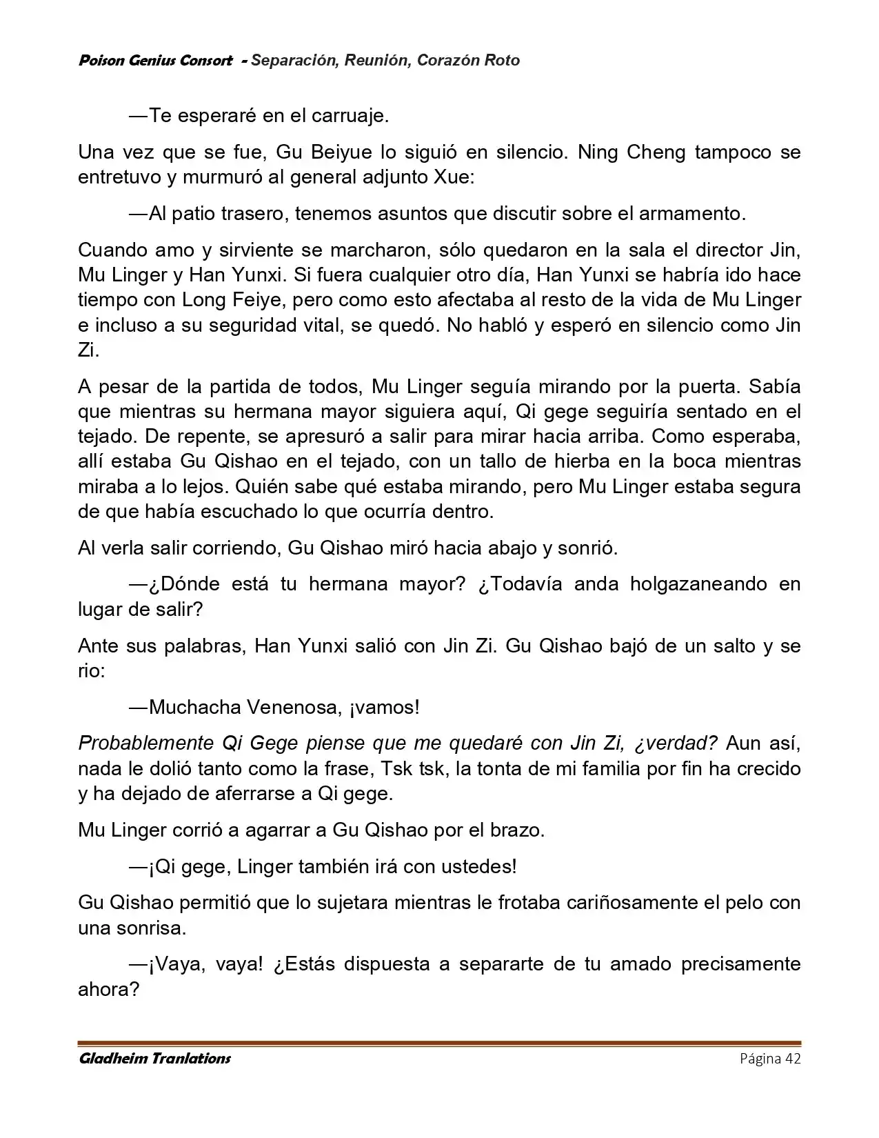 Poison Genious Consort (Novela) - Capítulo 423 - Página 42 - LectorTMOo