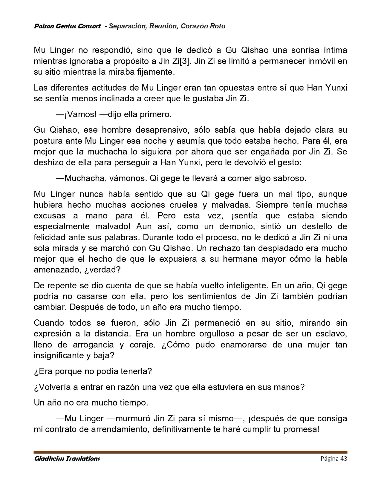 Poison Genious Consort (Novela) - Capítulo 423 - Página 43 - LectorTMOo