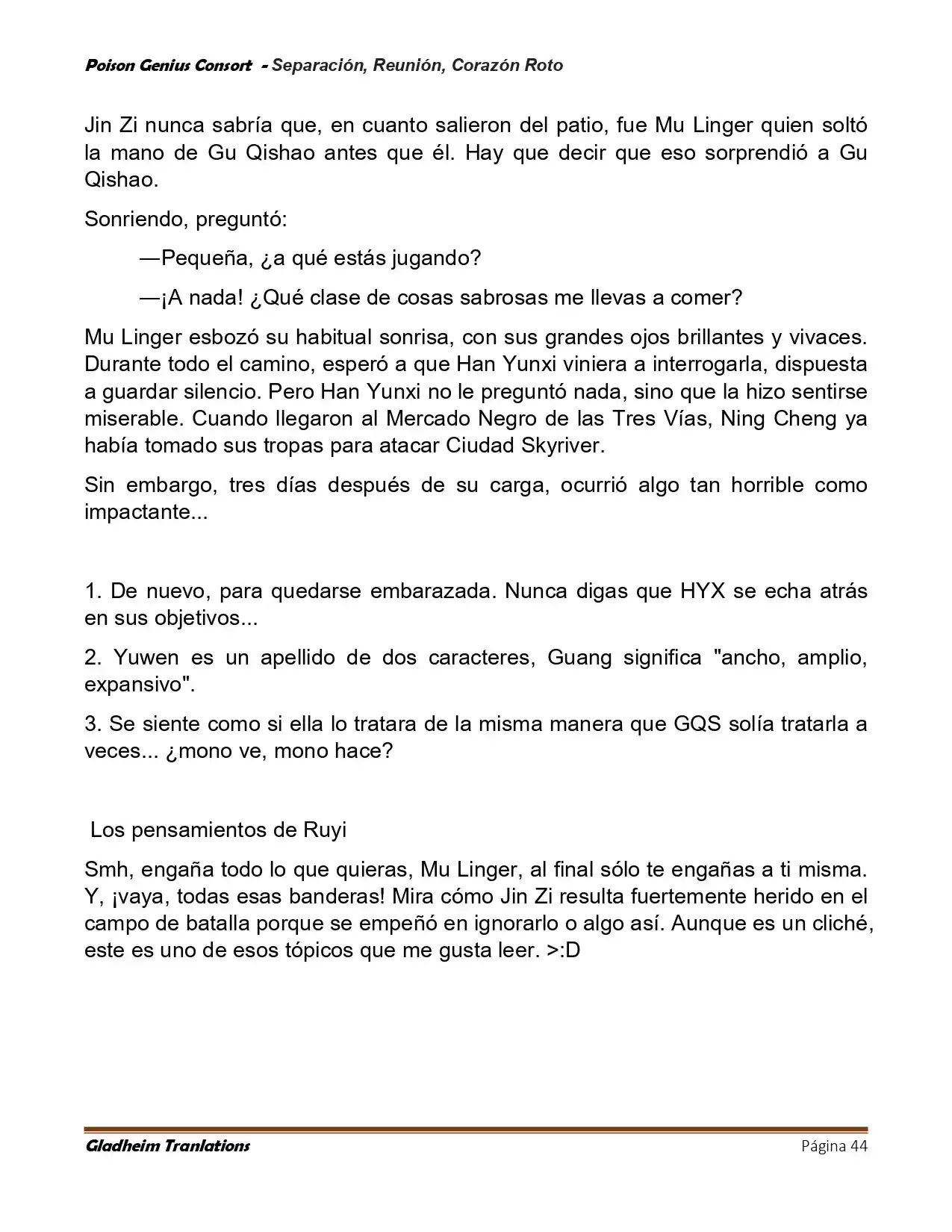 Poison Genious Consort (Novela) - Capítulo 423 - Página 44 - LectorTMOo