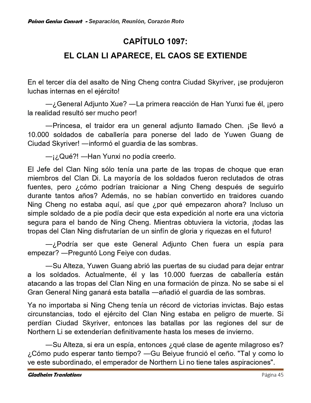 Poison Genious Consort (Novela) - Capítulo 423 - Página 45 - LectorTMOo