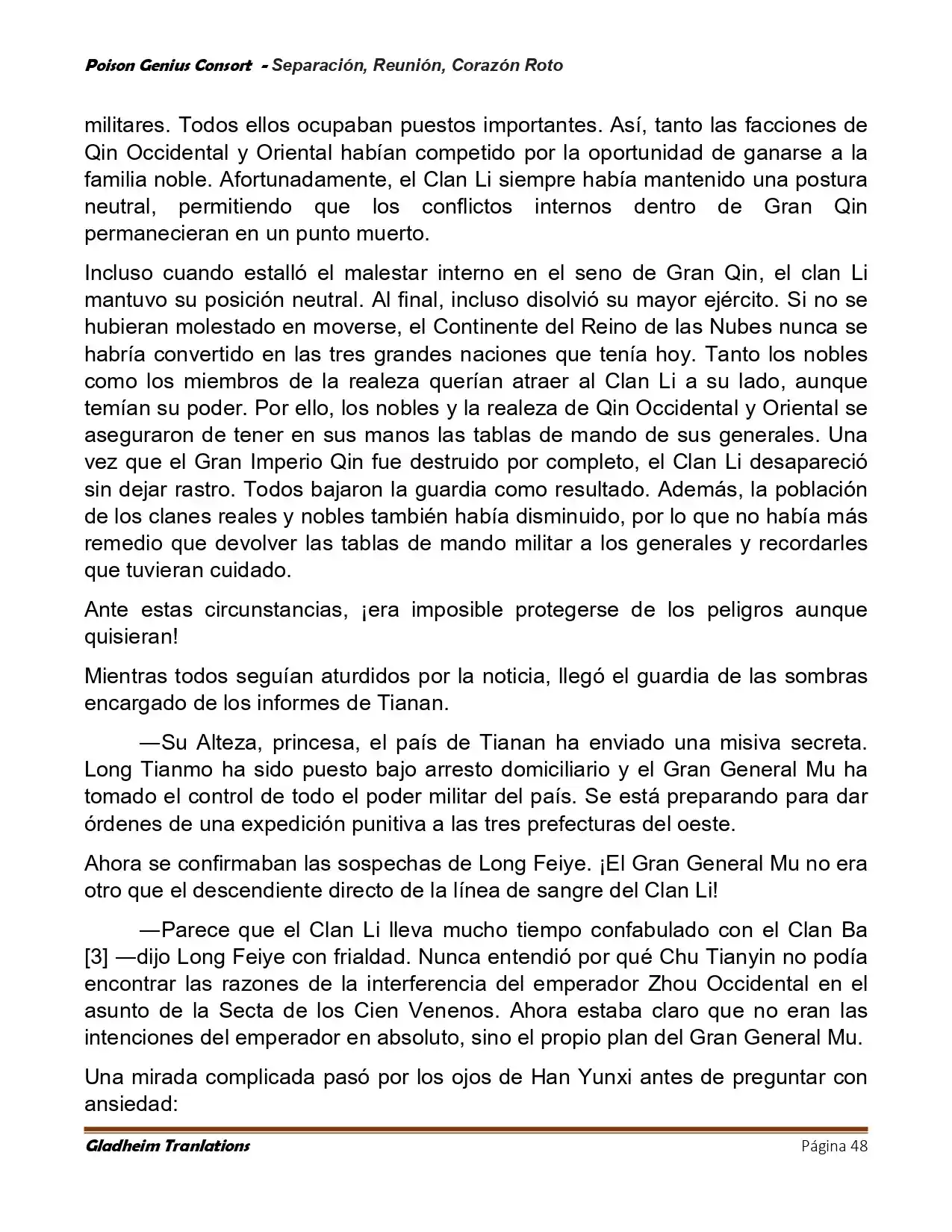 Poison Genious Consort (Novela) - Capítulo 423 - Página 48 - LectorTMOo