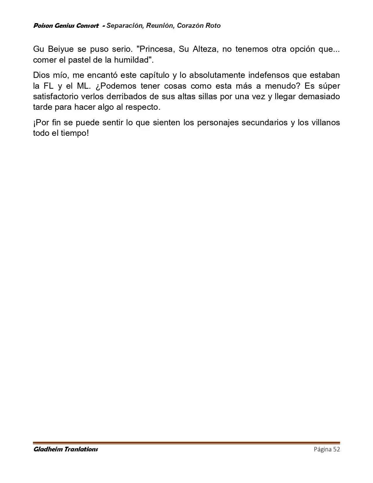Poison Genious Consort (Novela) - Capítulo 423 - Página 52 - LectorTMOo