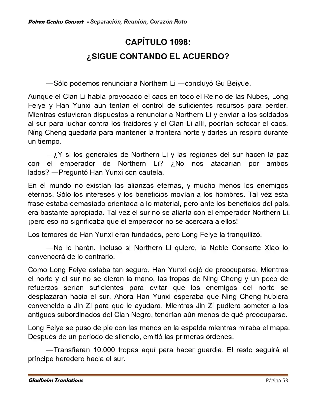 Poison Genious Consort (Novela) - Capítulo 423 - Página 53 - LectorTMOo
