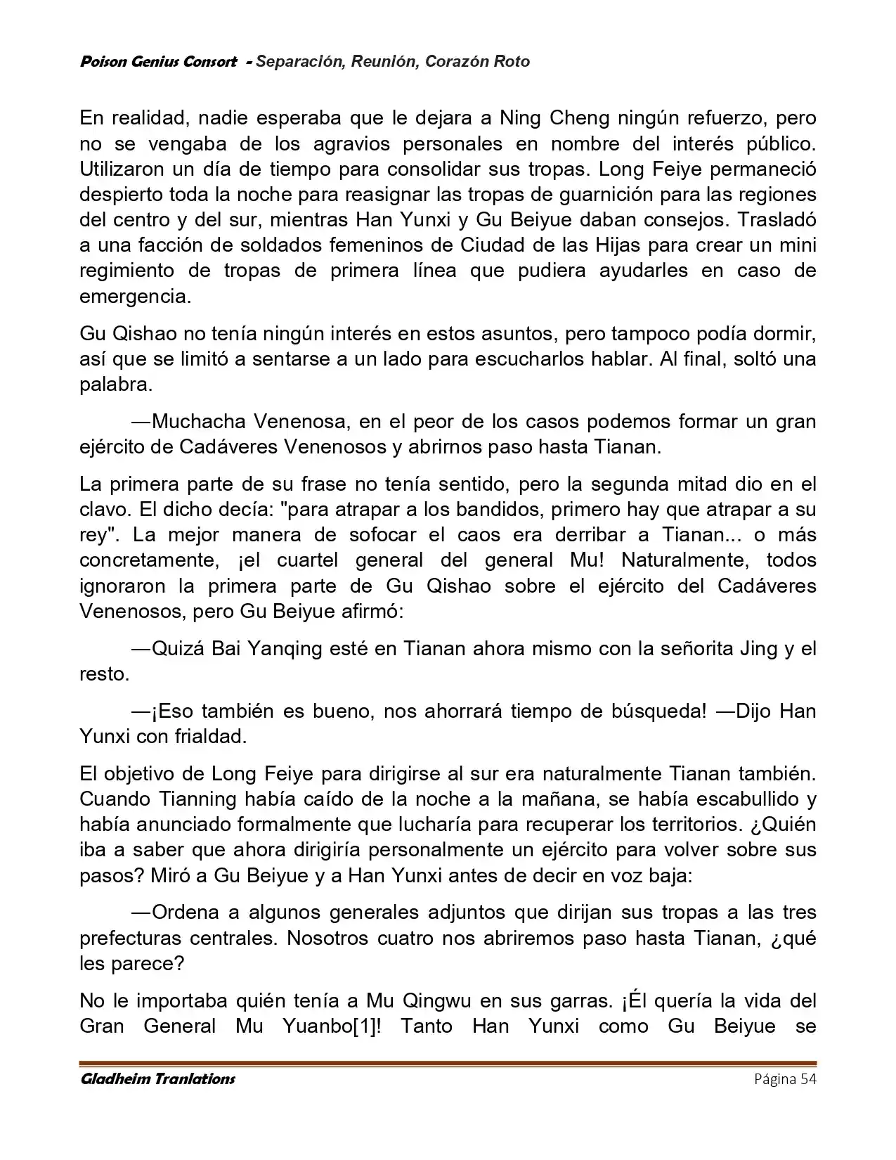 Poison Genious Consort (Novela) - Capítulo 423 - Página 54 - LectorTMOo