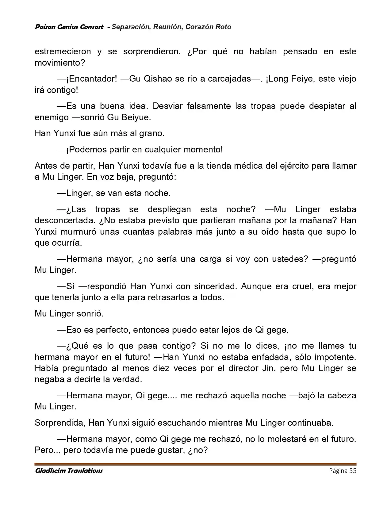 Poison Genious Consort (Novela) - Capítulo 423 - Página 55 - LectorTMOo