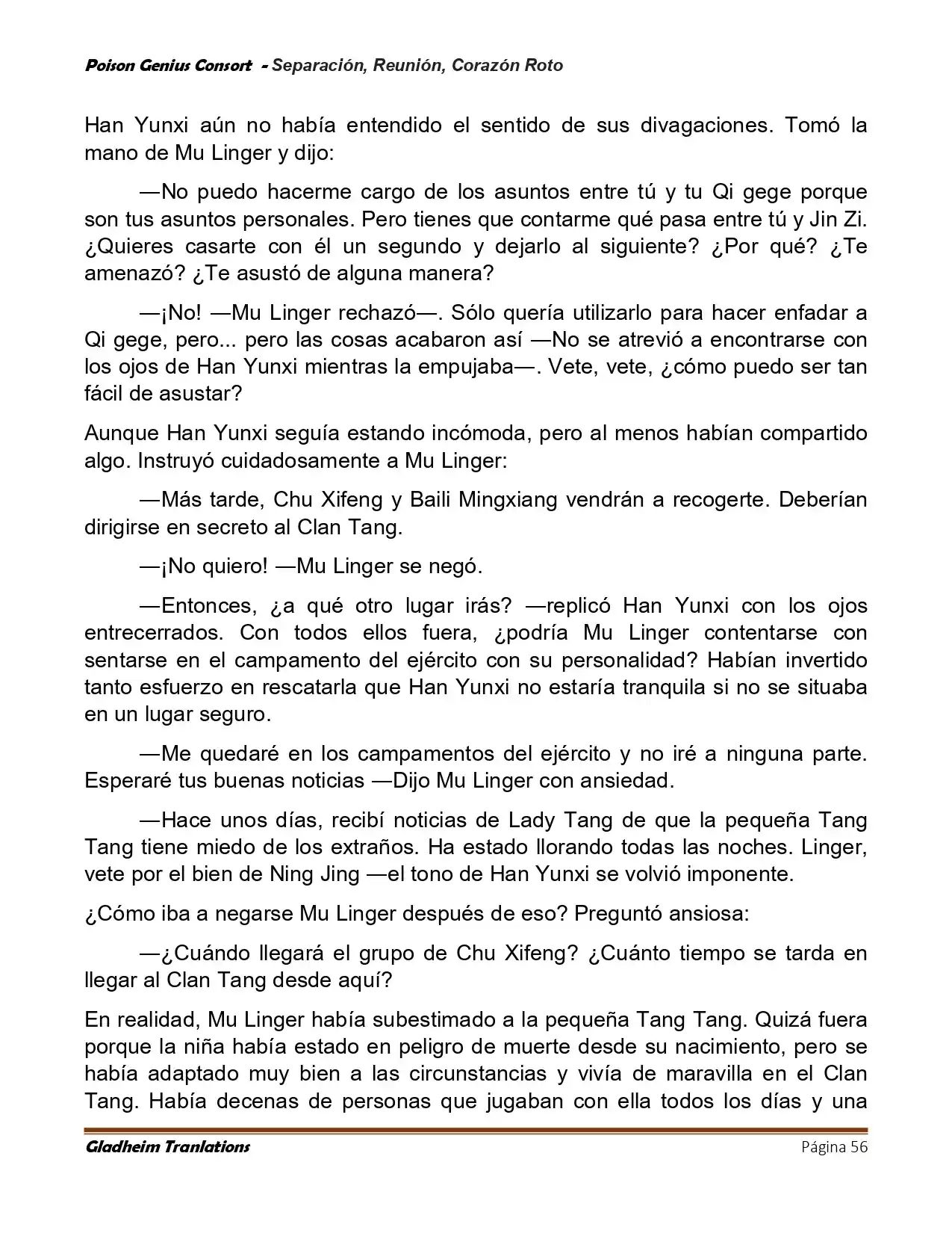 Poison Genious Consort (Novela) - Capítulo 423 - Página 56 - LectorTMOo