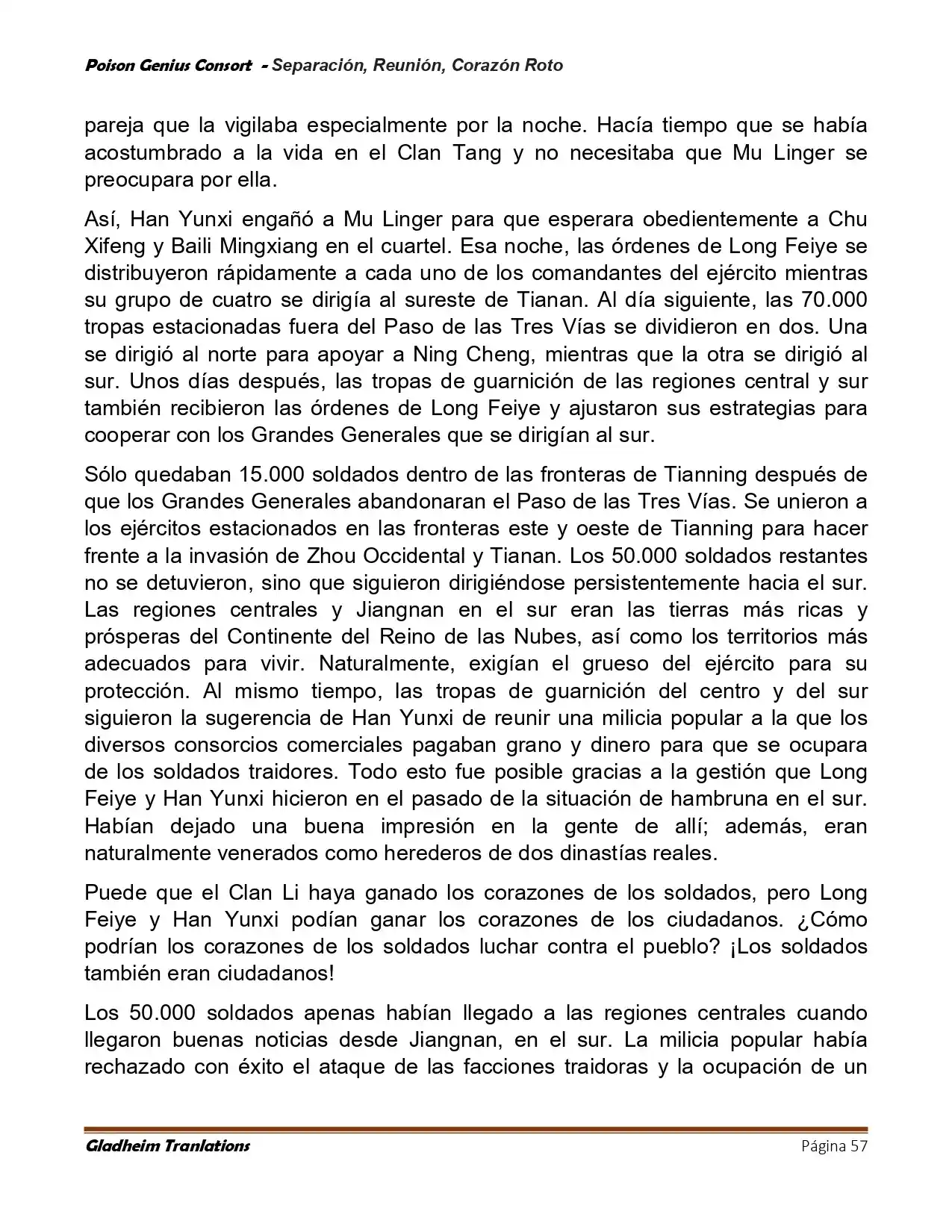 Poison Genious Consort (Novela) - Capítulo 423 - Página 57 - LectorTMOo