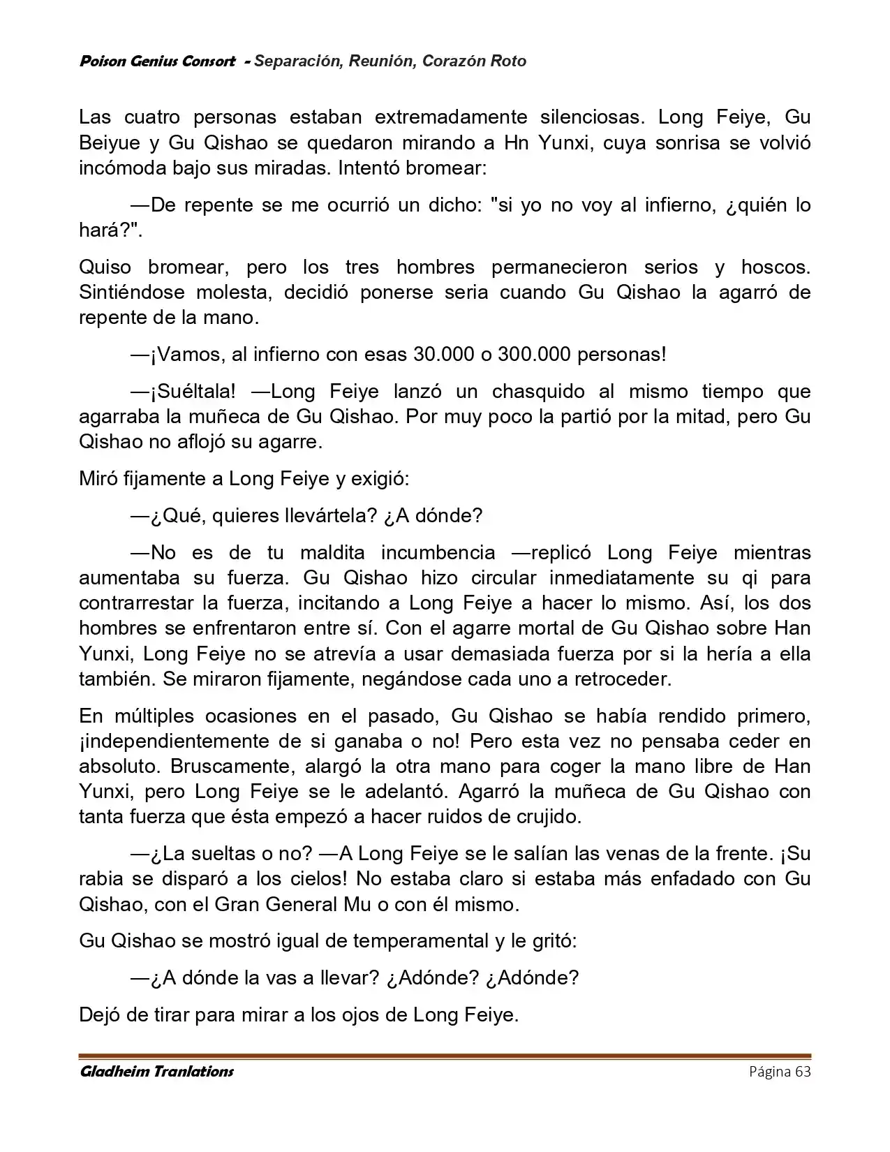 Poison Genious Consort (Novela) - Capítulo 423 - Página 63 - LectorTMOo