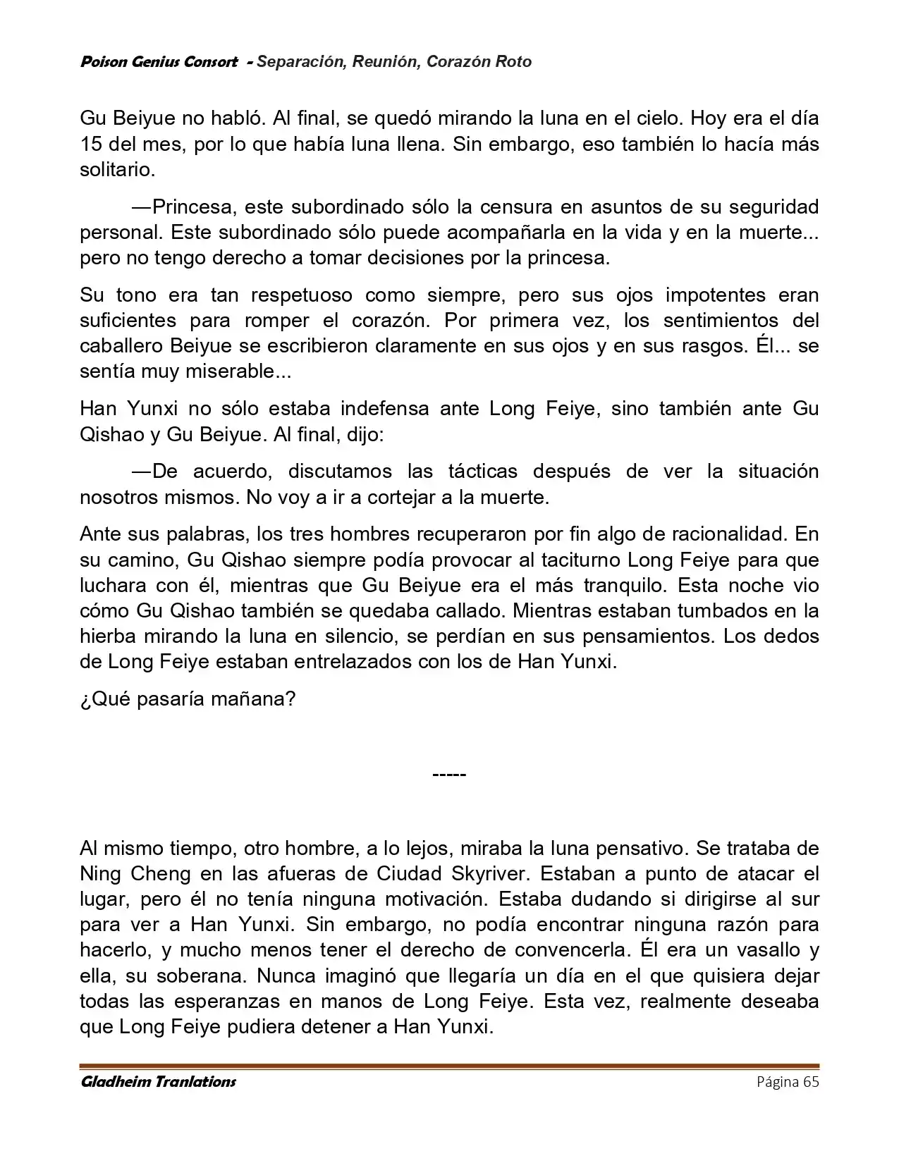 Poison Genious Consort (Novela) - Capítulo 423 - Página 65 - LectorTMOo