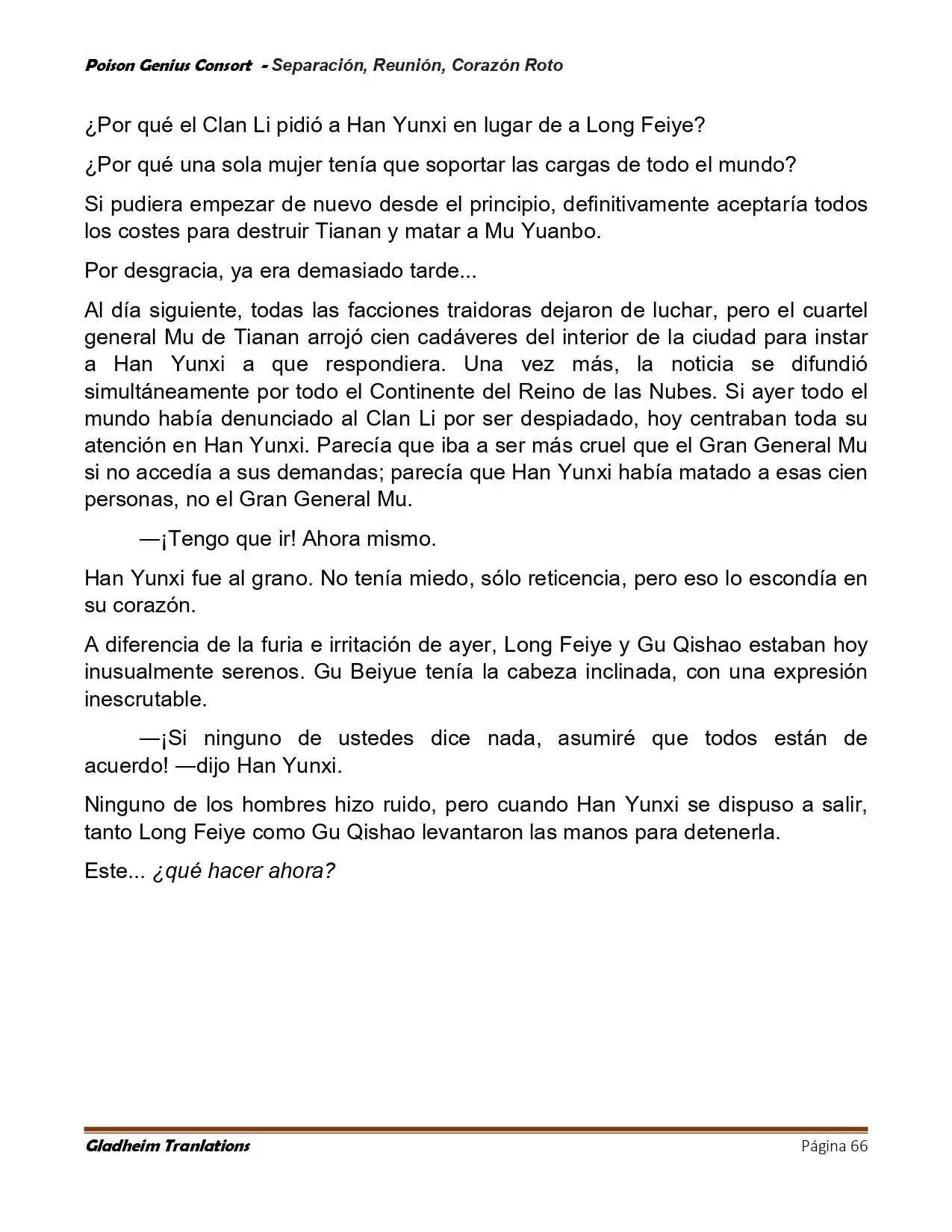 Poison Genious Consort (Novela) - Capítulo 423 - Página 66 - LectorTMOo