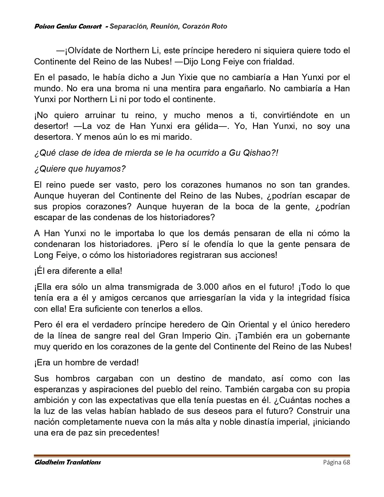 Poison Genious Consort (Novela) - Capítulo 423 - Página 68 - LectorTMOo
