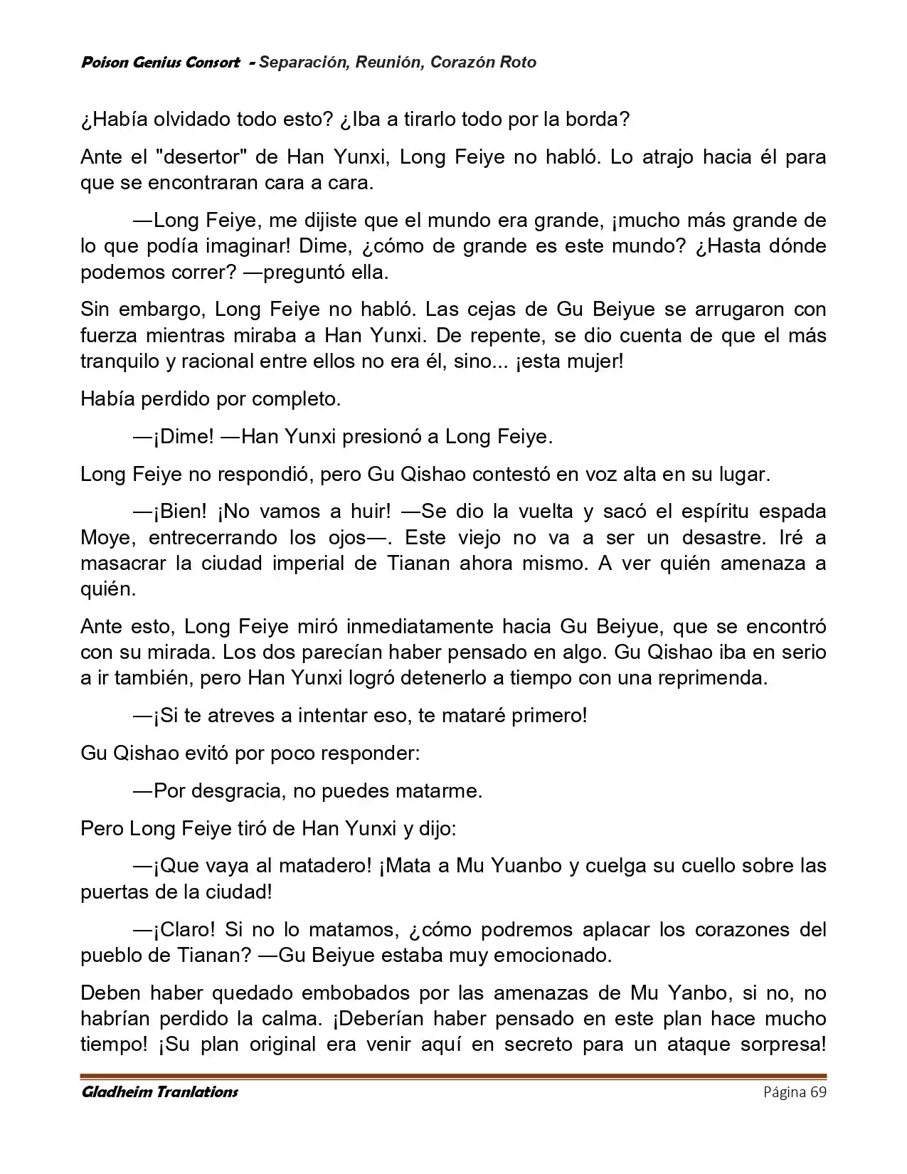 Poison Genious Consort (Novela) - Capítulo 423 - Página 69 - LectorTMOo