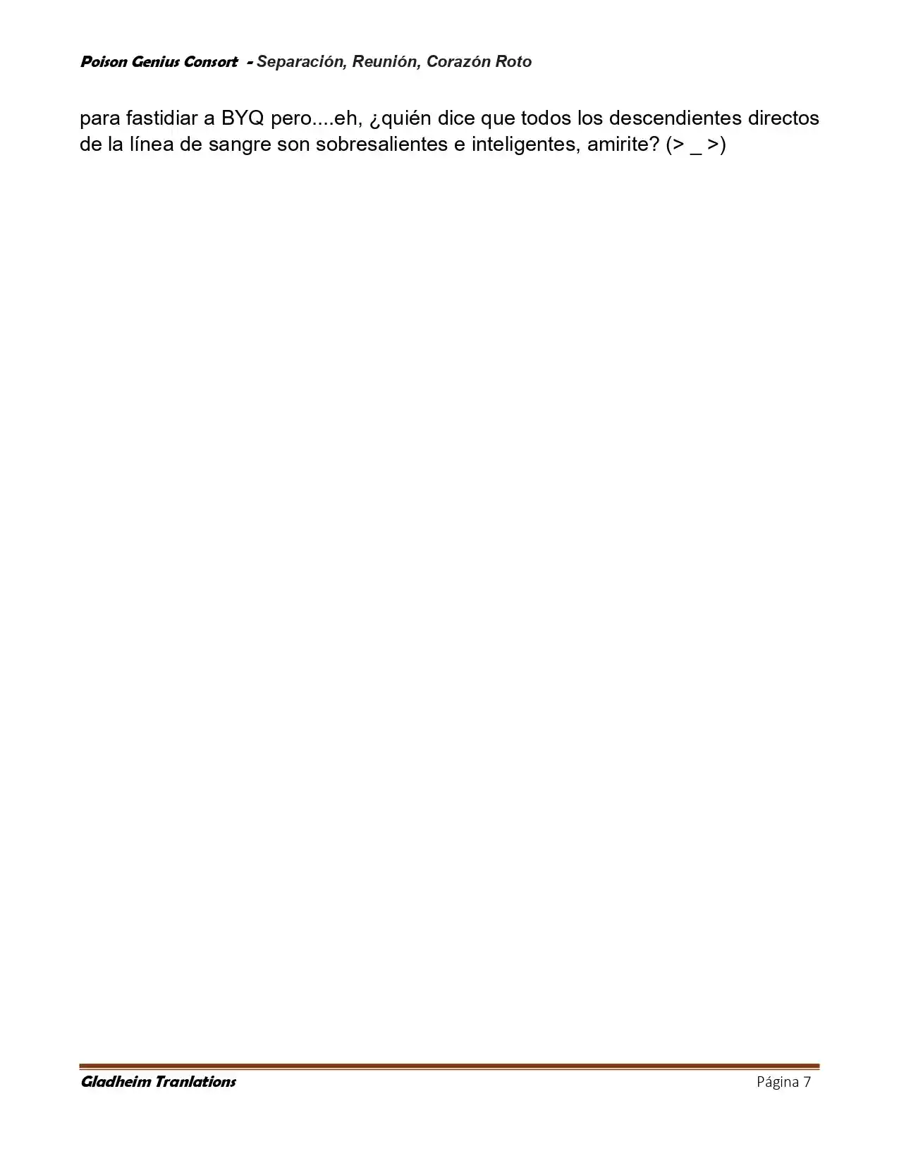 Poison Genious Consort (Novela) - Capítulo 424 - Página 7 - LectorTMOo