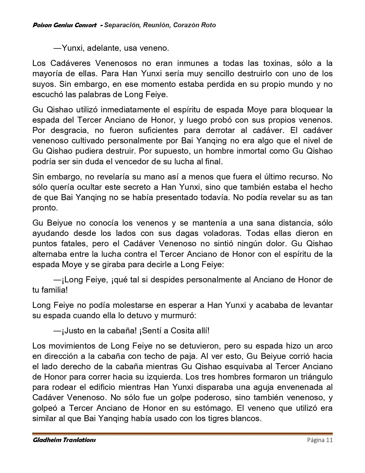 Poison Genious Consort (Novela) - Capítulo 424 - Página 11 - LectorTMOo