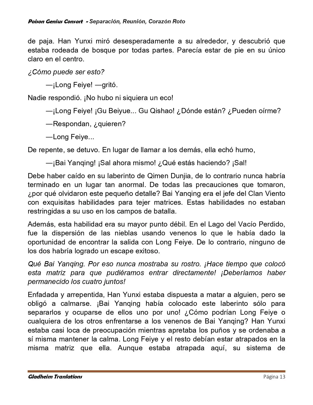 Poison Genious Consort (Novela) - Capítulo 424 - Página 13 - LectorTMOo