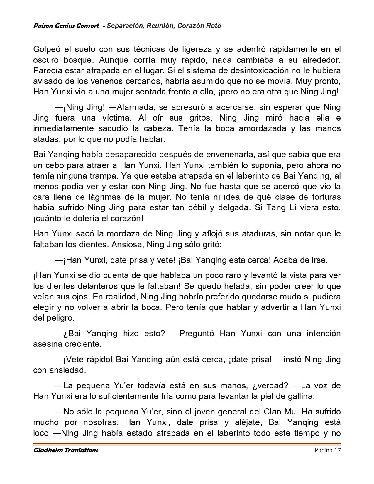Poison Genious Consort (Novela) - Capítulo 424 - Página 17 - LectorTMOo