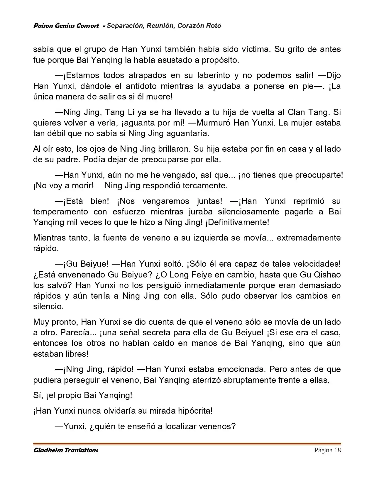 Poison Genious Consort (Novela) - Capítulo 424 - Página 18 - LectorTMOo