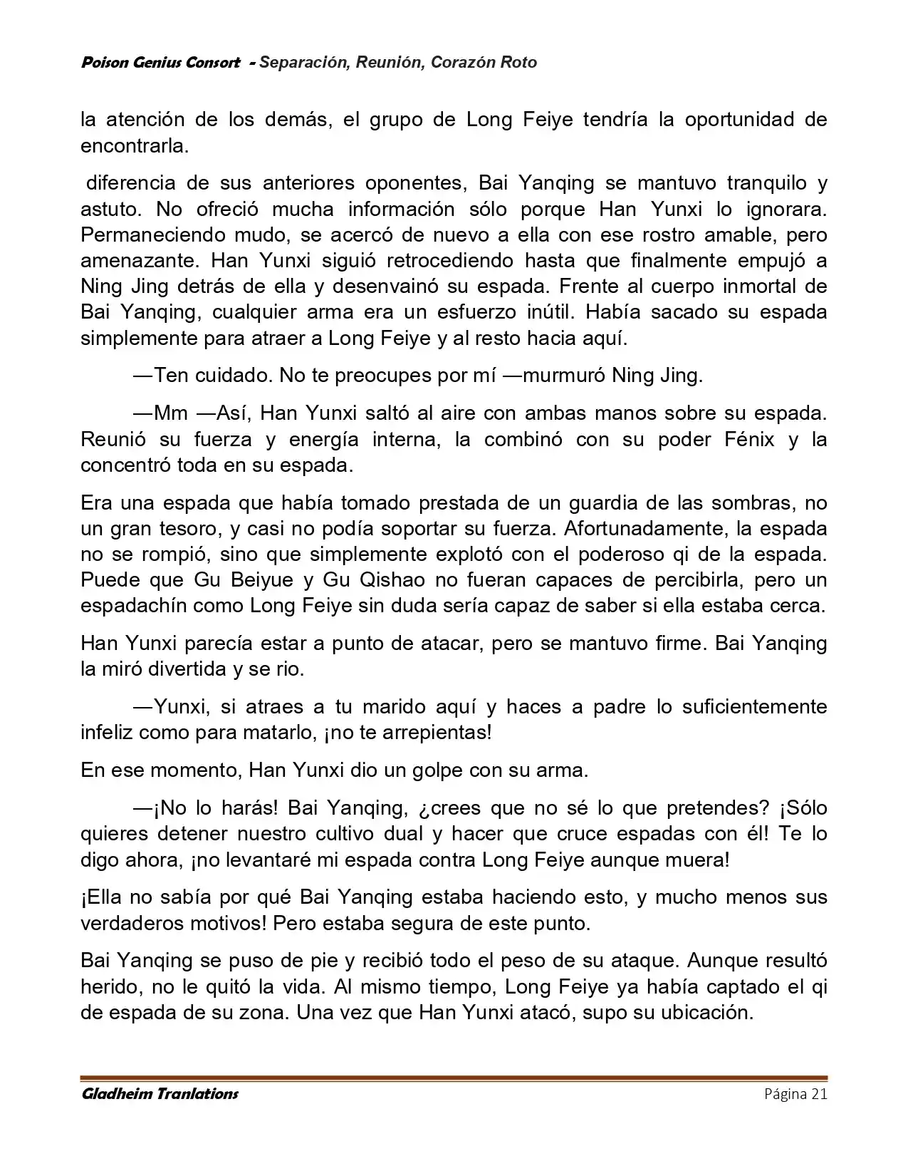 Poison Genious Consort (Novela) - Capítulo 424 - Página 21 - LectorTMOo