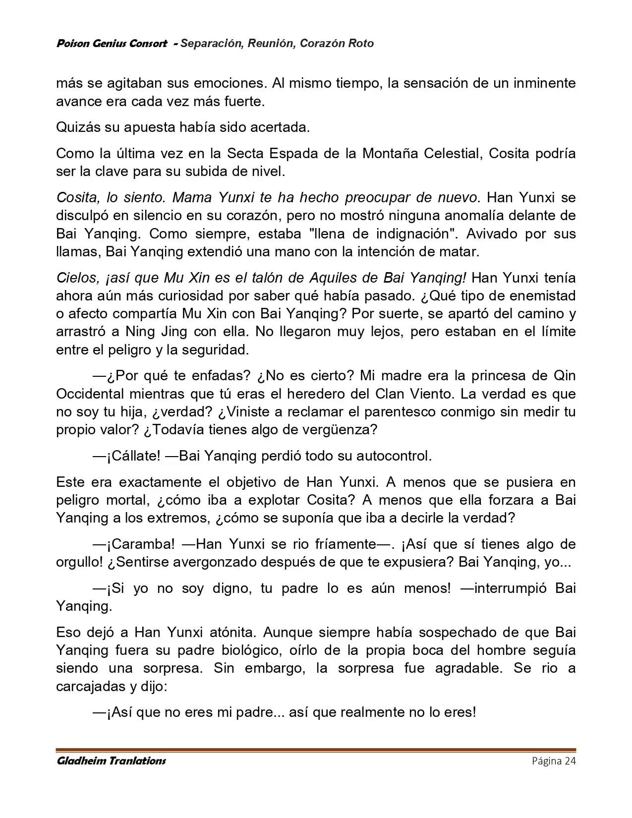 Poison Genious Consort (Novela) - Capítulo 424 - Página 24 - LectorTMOo