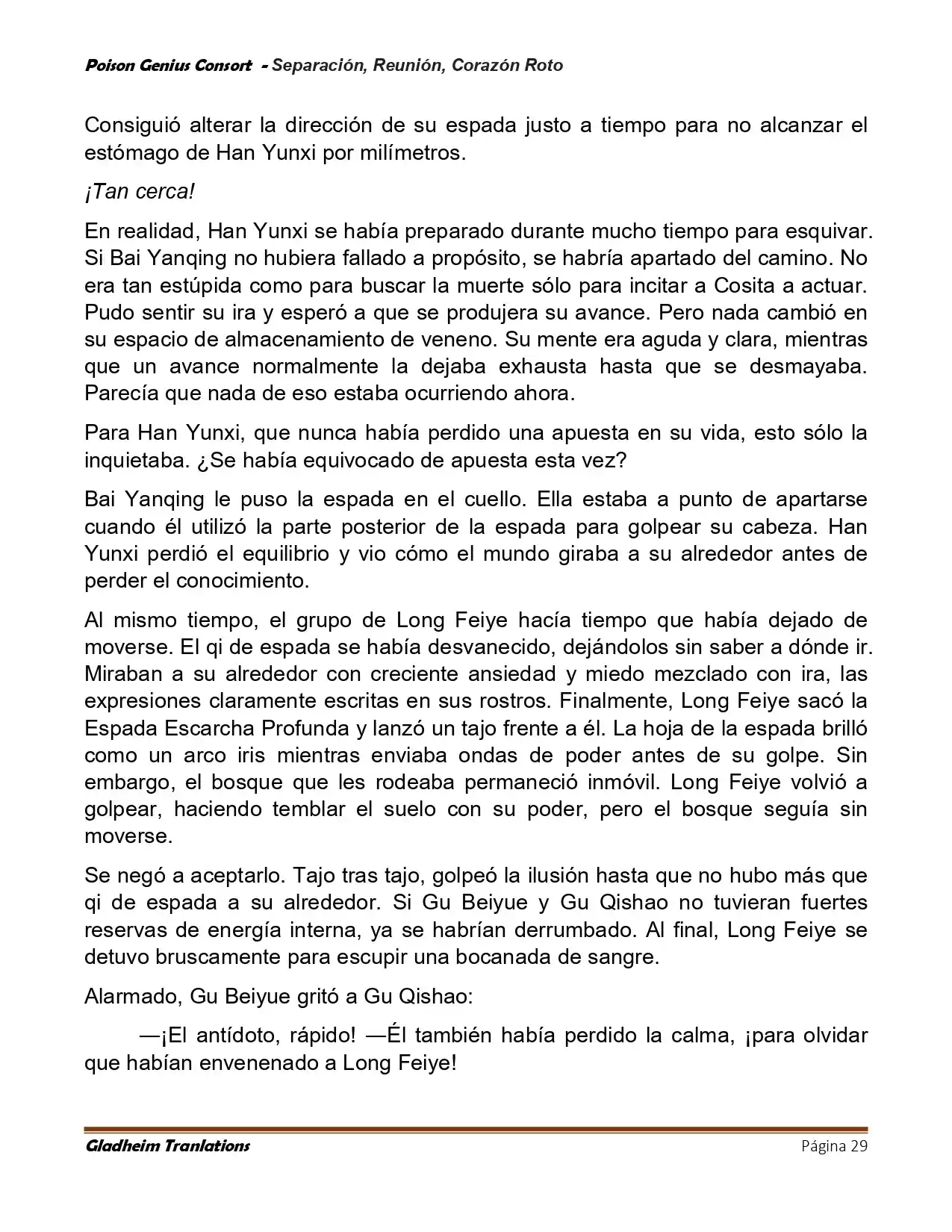Poison Genious Consort (Novela) - Capítulo 424 - Página 29 - LectorTMOo