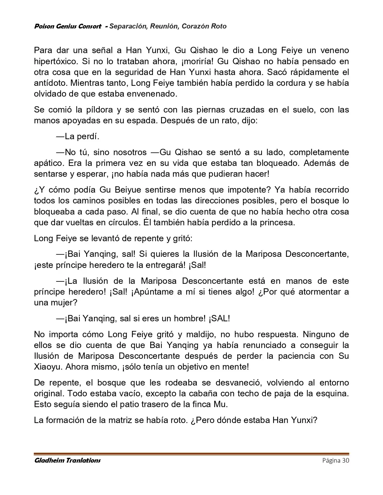Poison Genious Consort (Novela) - Capítulo 424 - Página 30 - LectorTMOo
