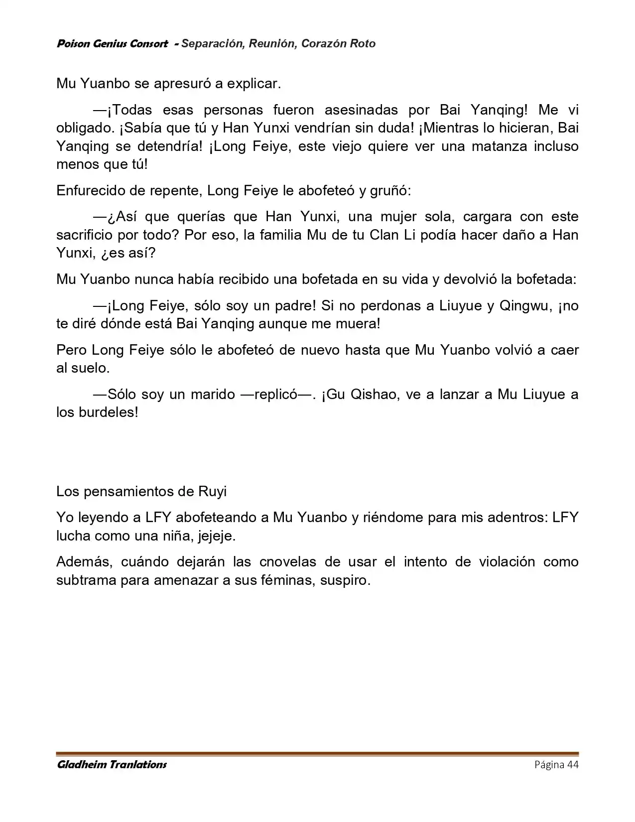 Poison Genious Consort (Novela) - Capítulo 424 - Página 44 - LectorTMOo