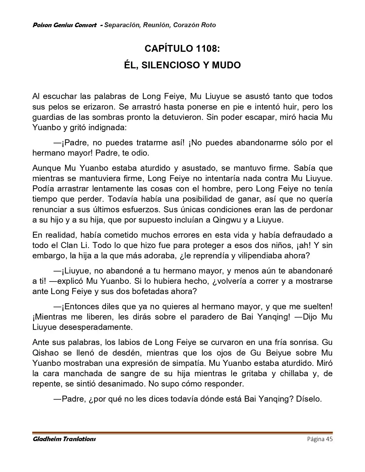Poison Genious Consort (Novela) - Capítulo 424 - Página 45 - LectorTMOo