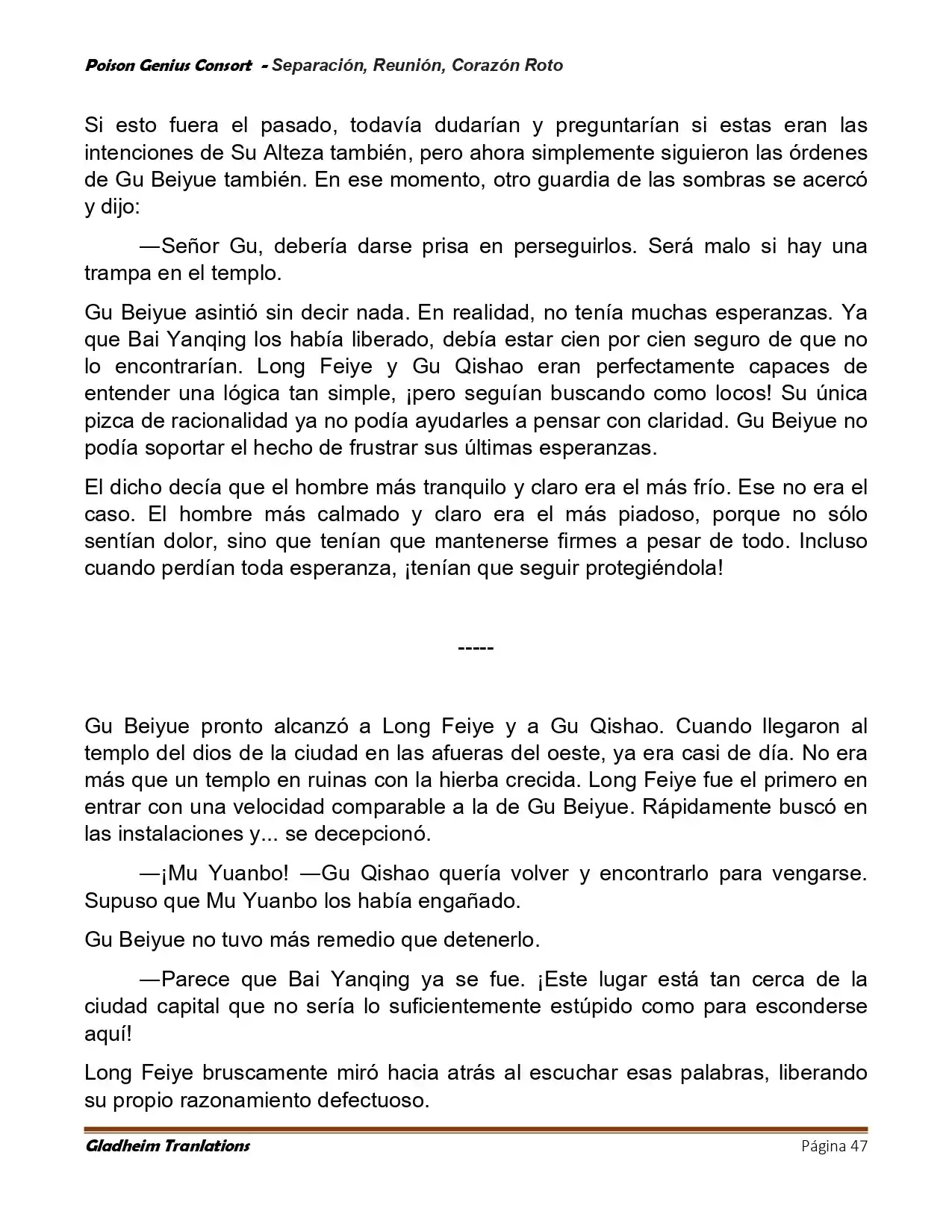 Poison Genious Consort (Novela) - Capítulo 424 - Página 47 - LectorTMOo