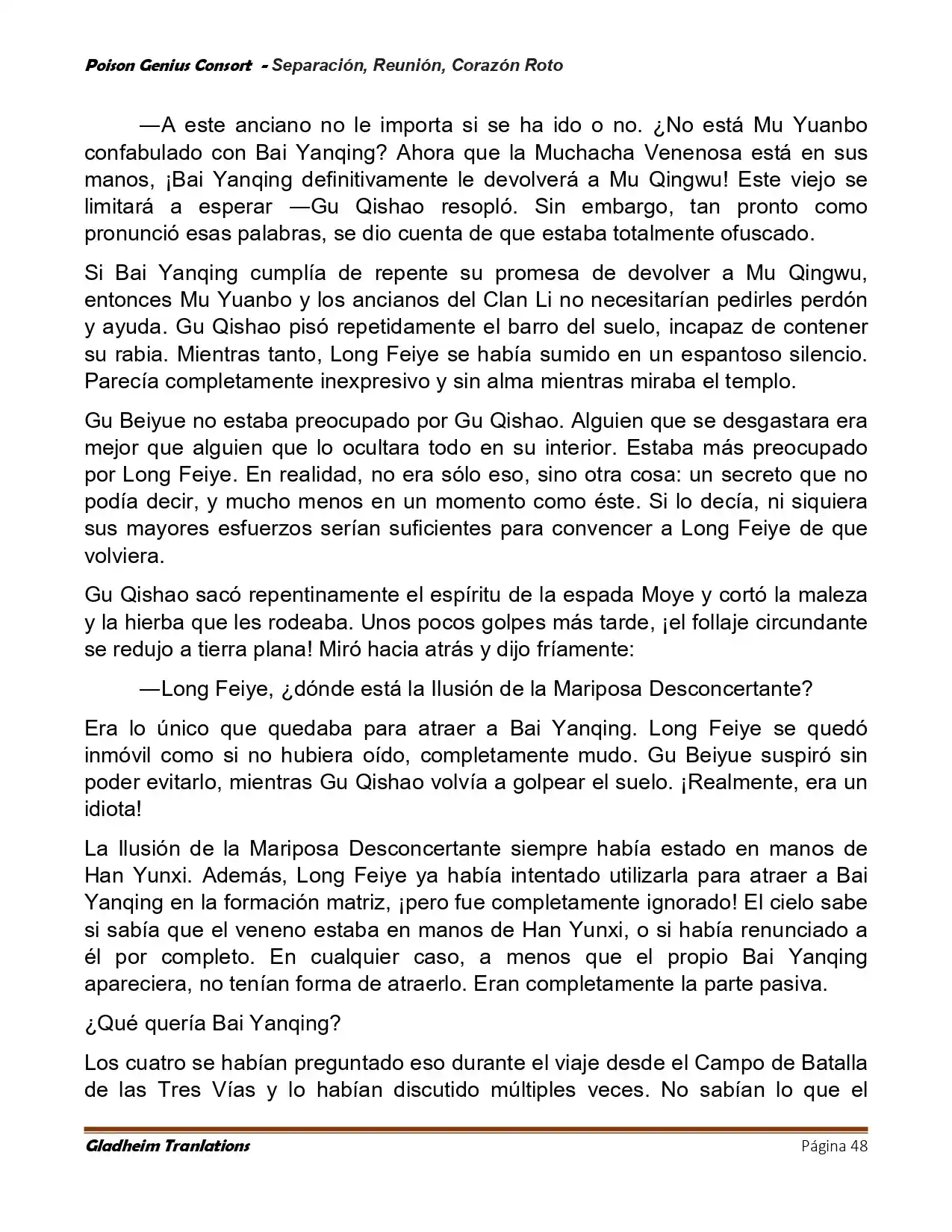 Poison Genious Consort (Novela) - Capítulo 424 - Página 48 - LectorTMOo