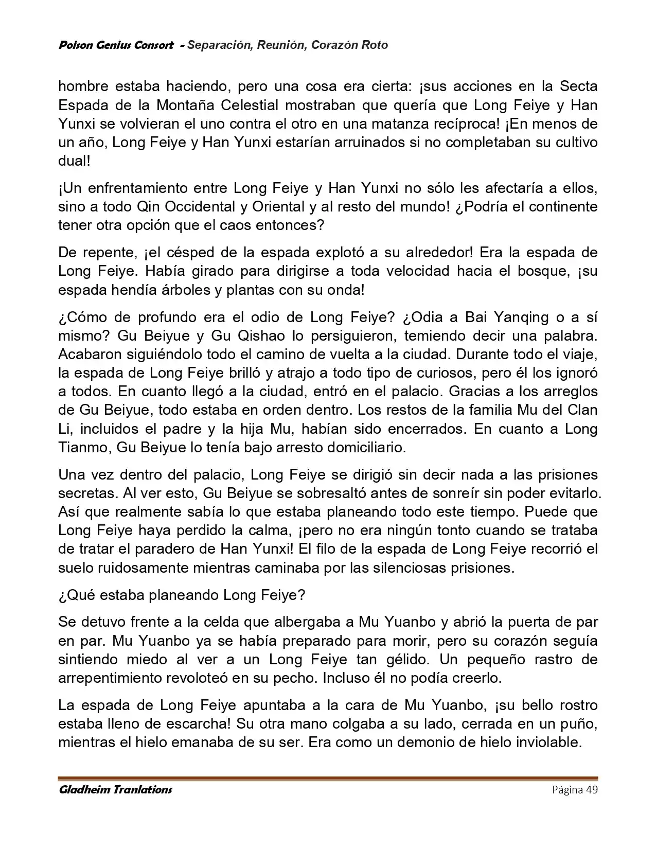 Poison Genious Consort (Novela) - Capítulo 424 - Página 49 - LectorTMOo
