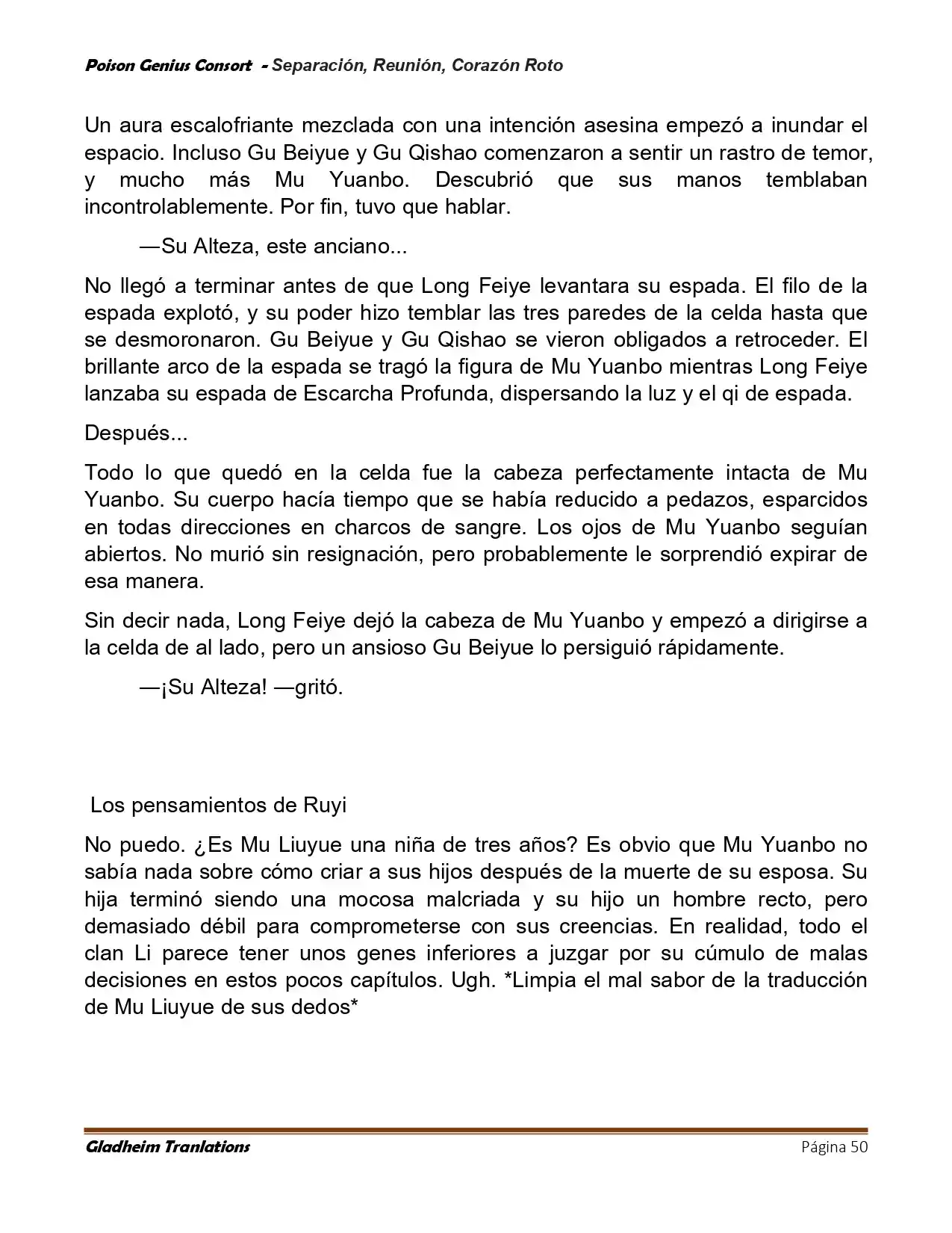 Poison Genious Consort (Novela) - Capítulo 424 - Página 50 - LectorTMOo