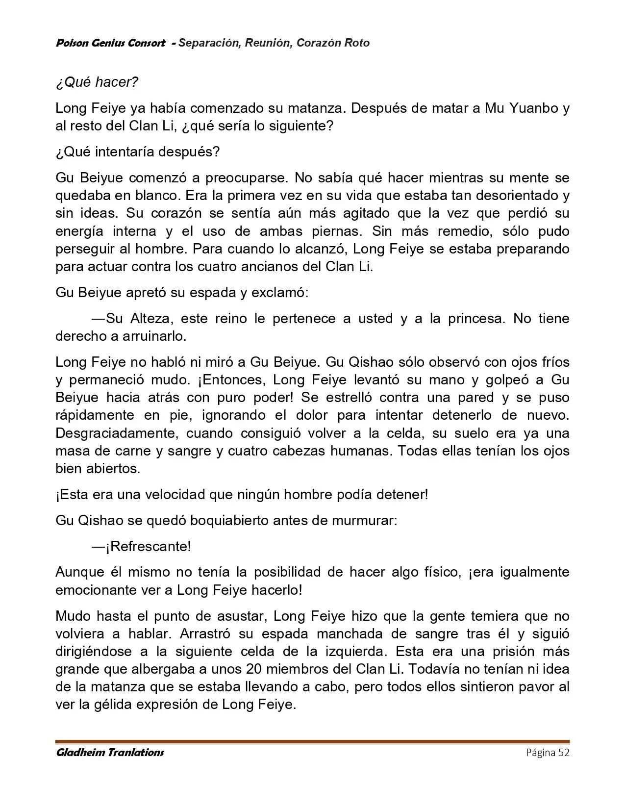 Poison Genious Consort (Novela) - Capítulo 424 - Página 52 - LectorTMOo