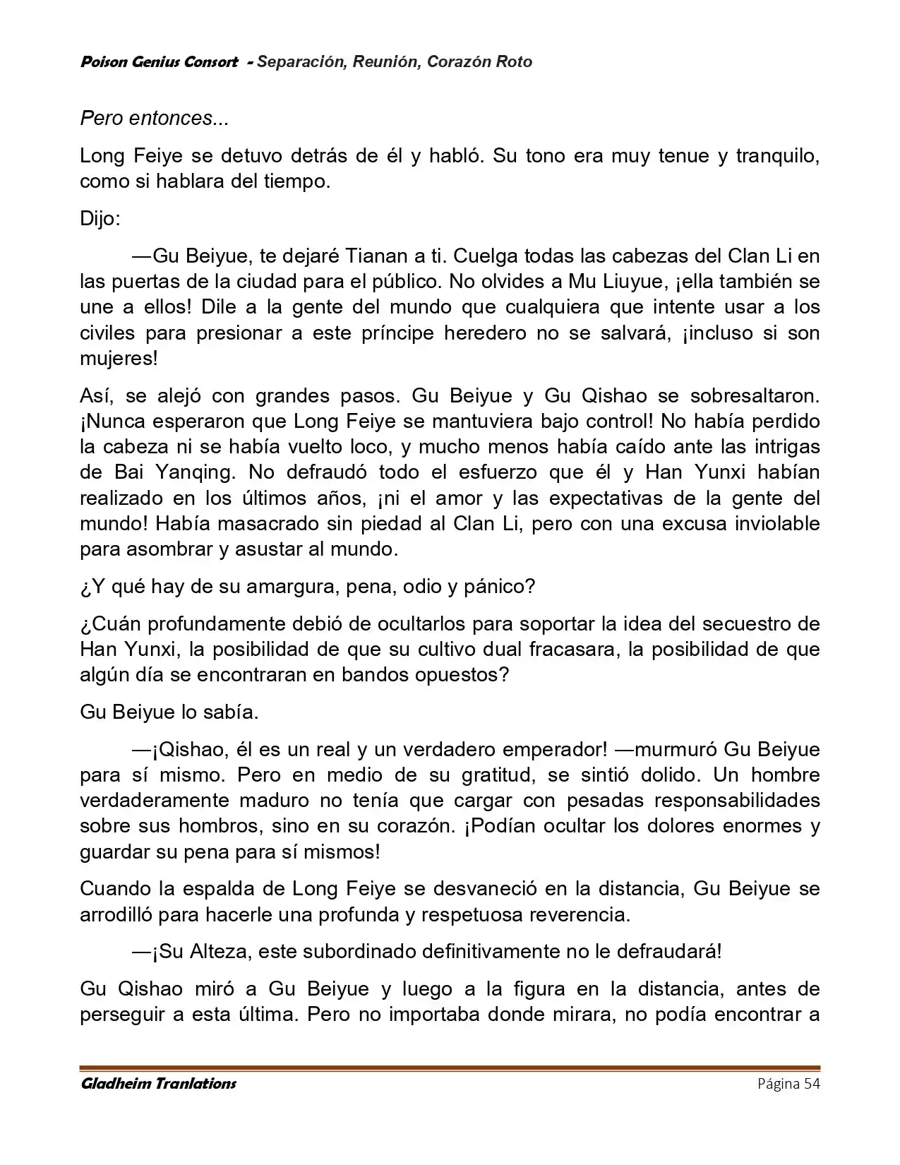 Poison Genious Consort (Novela) - Capítulo 424 - Página 54 - LectorTMOo