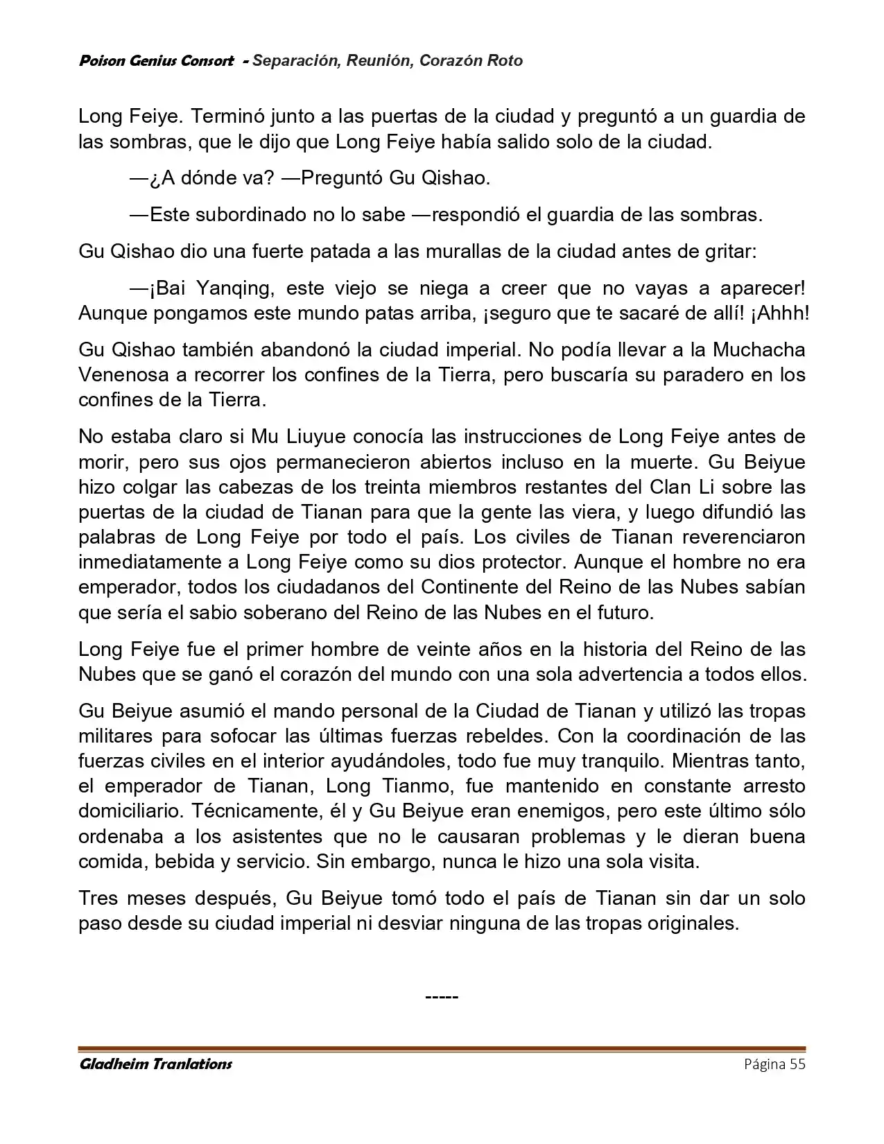 Poison Genious Consort (Novela) - Capítulo 424 - Página 55 - LectorTMOo