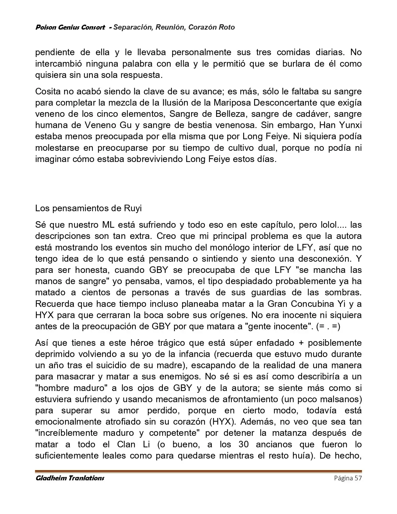 Poison Genious Consort (Novela) - Capítulo 424 - Página 57 - LectorTMOo