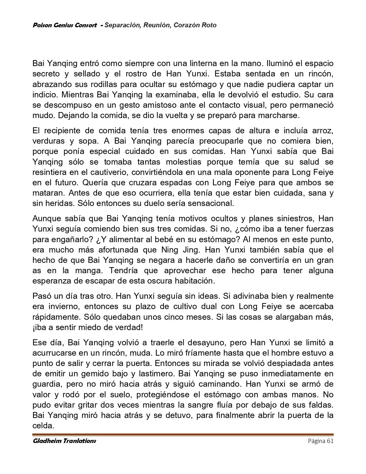 Poison Genious Consort (Novela) - Capítulo 424 - Página 61 - LectorTMOo