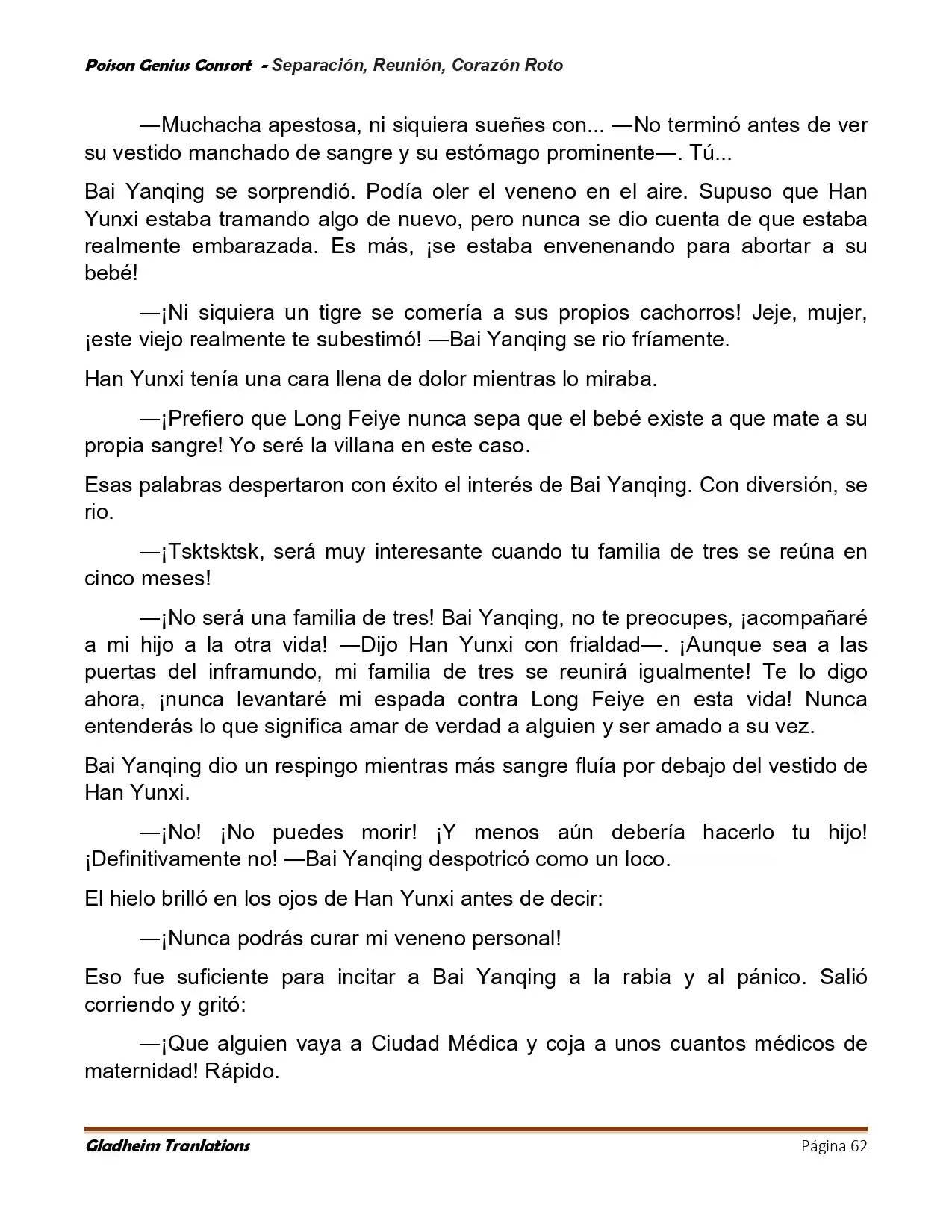 Poison Genious Consort (Novela) - Capítulo 424 - Página 62 - LectorTMOo