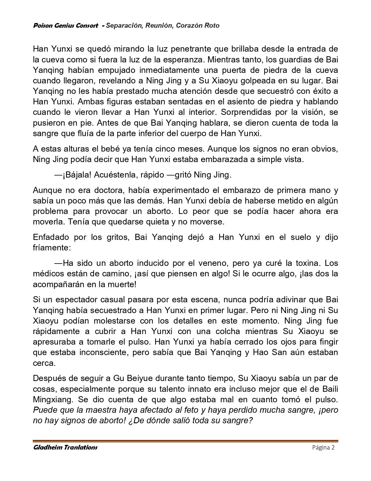 Poison Genious Consort (Novela) - Capítulo 425 - Página 2 - LectorTMOo