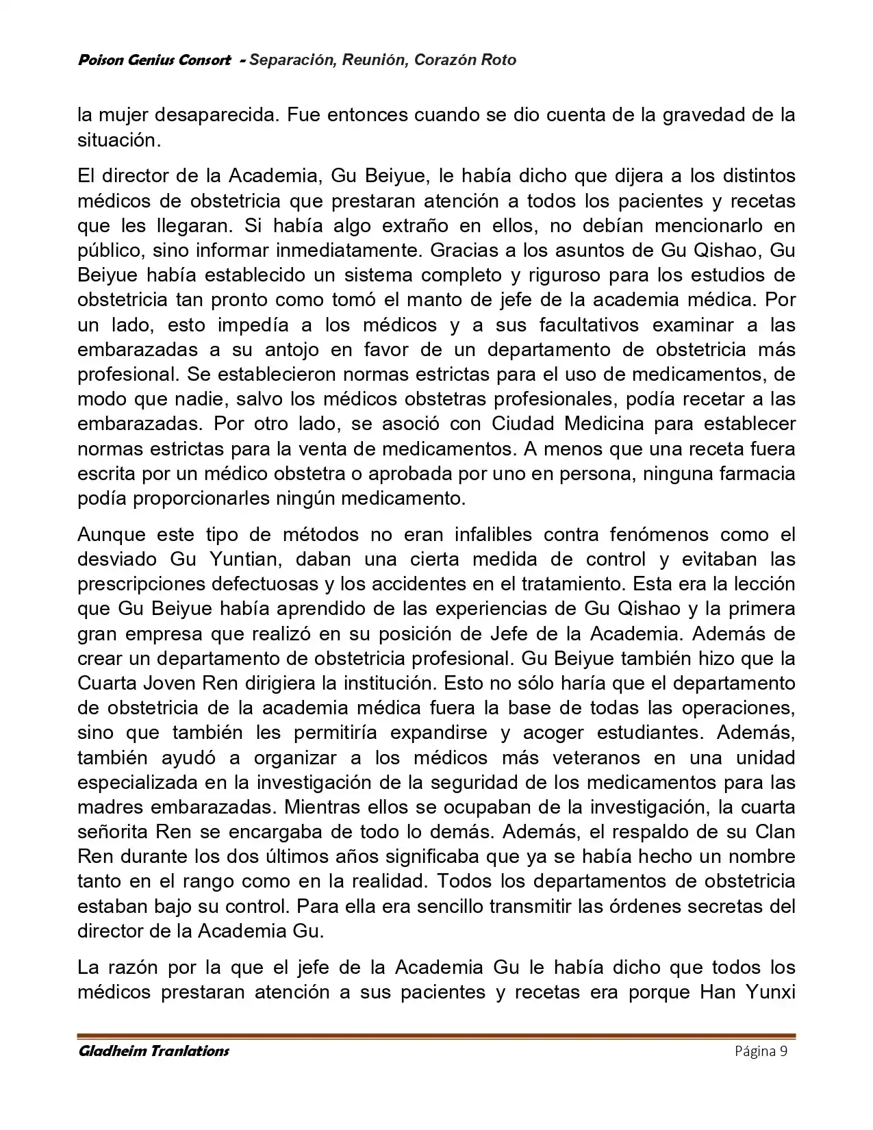 Poison Genious Consort (Novela) - Capítulo 425 - Página 9 - LectorTMOo